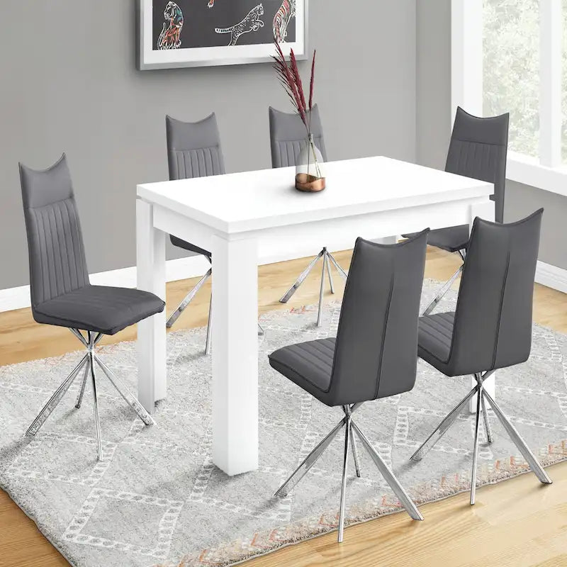 Table à manger, 60 Rectangulaire, Blanche