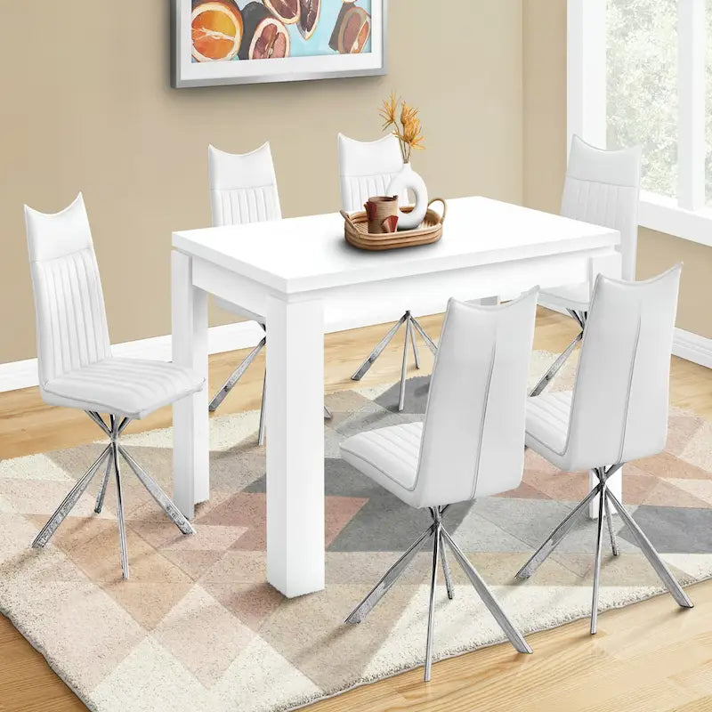 Table à manger, 60 Rectangulaire, Blanche
