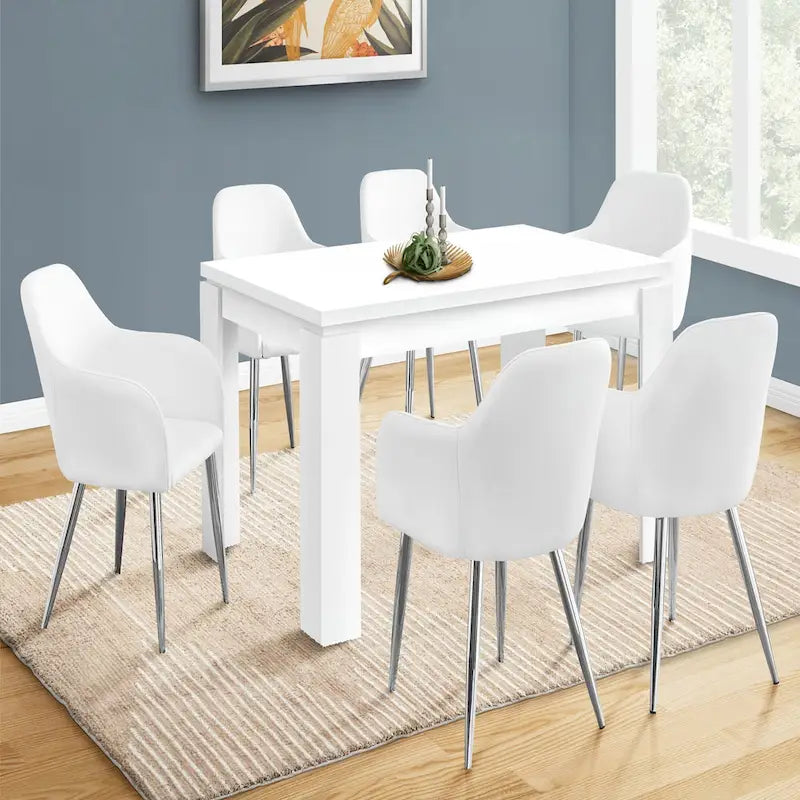 Table à manger, 60 Rectangulaire, Blanche