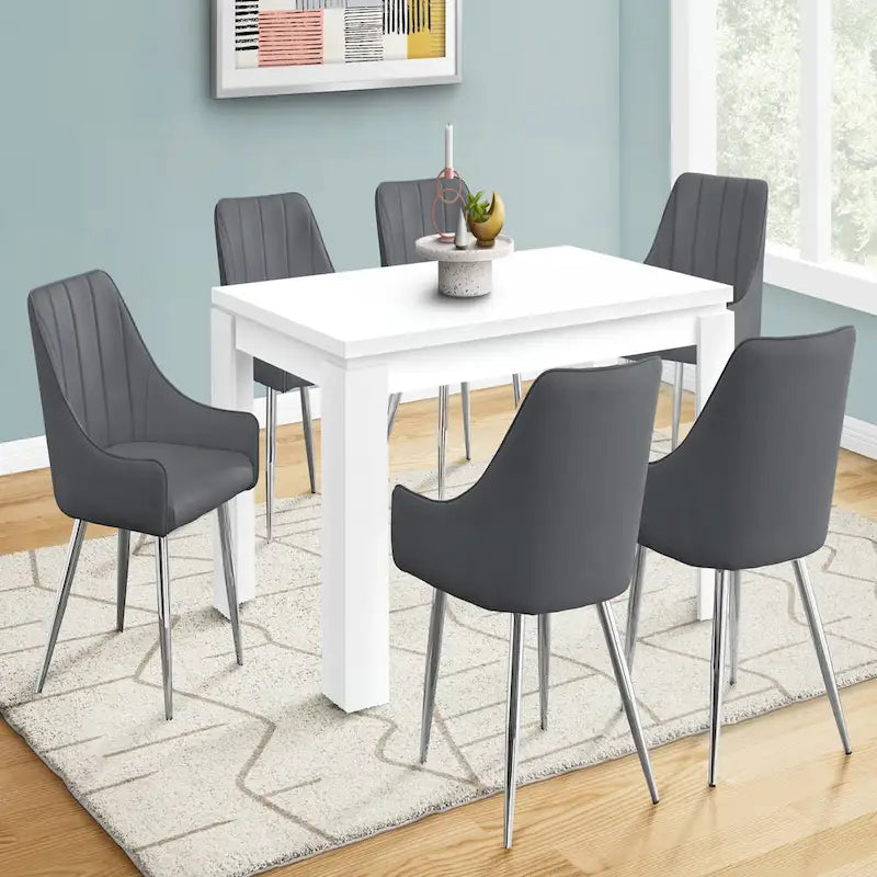 Table à manger, 60 Rectangulaire, Blanche