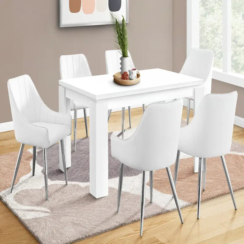 Table à manger, 60 Rectangulaire, Blanche