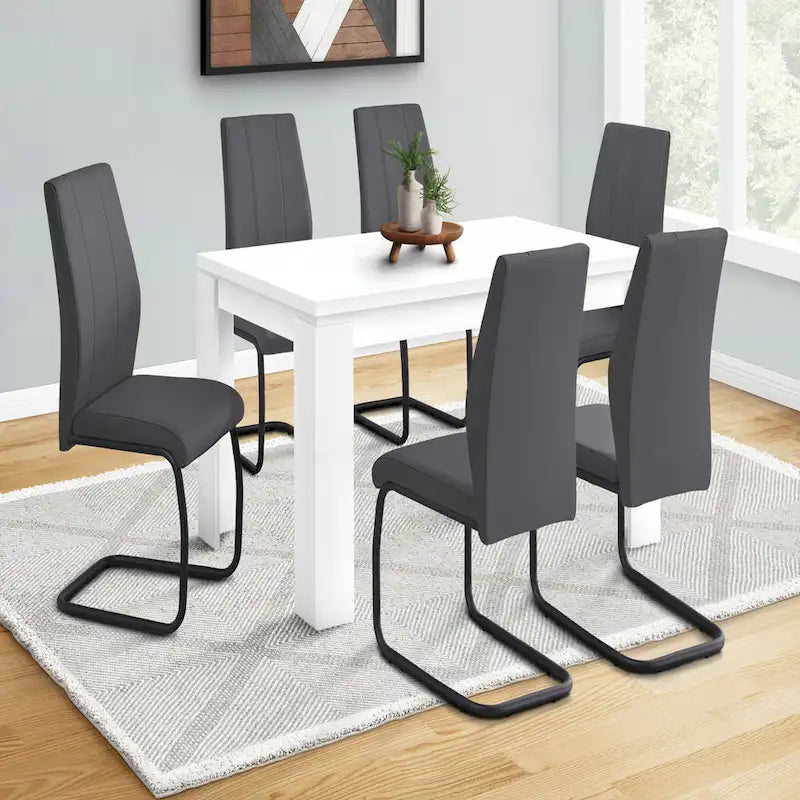 Table à manger, 60 Rectangulaire, Blanche