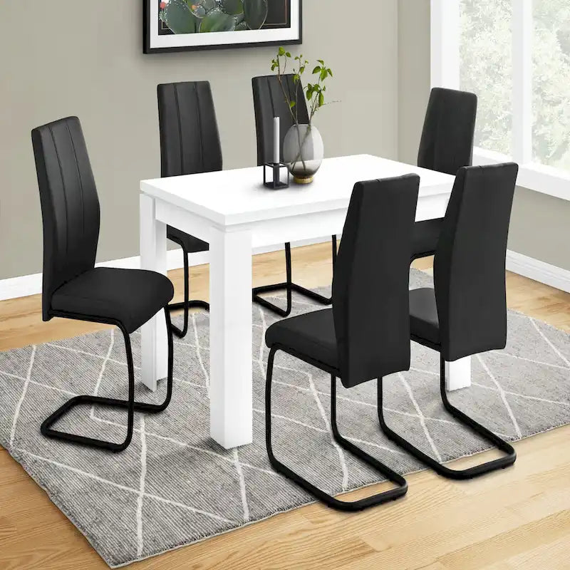 Table à manger, 60 Rectangulaire, Blanche
