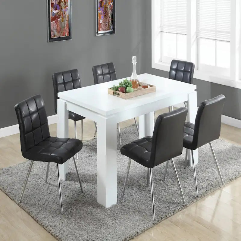 Table à manger, 60 Rectangulaire, Blanche