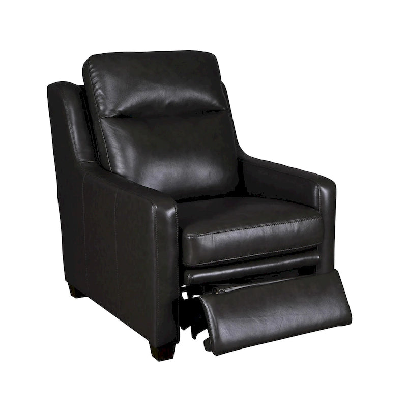 Canapé inclinable en cuir véritable 33 places, motorisation triple, zéro dégagement, avec ports USB et USB-C