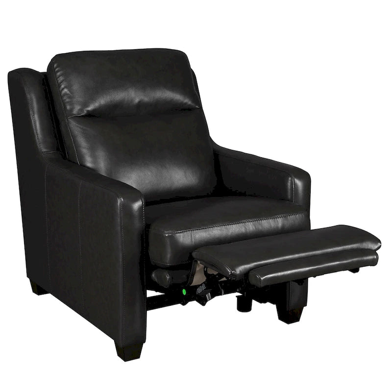 Canapé inclinable en cuir véritable 33 places, motorisation triple, zéro dégagement, avec ports USB et USB-C