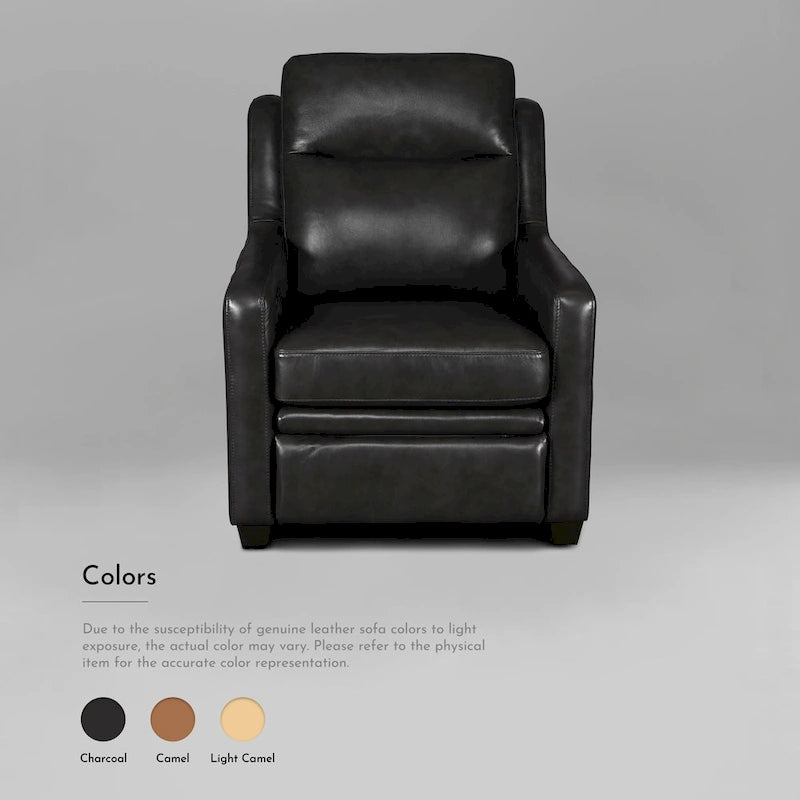 Canapé inclinable en cuir véritable 33 places, motorisation triple, zéro dégagement, avec ports USB et USB-C