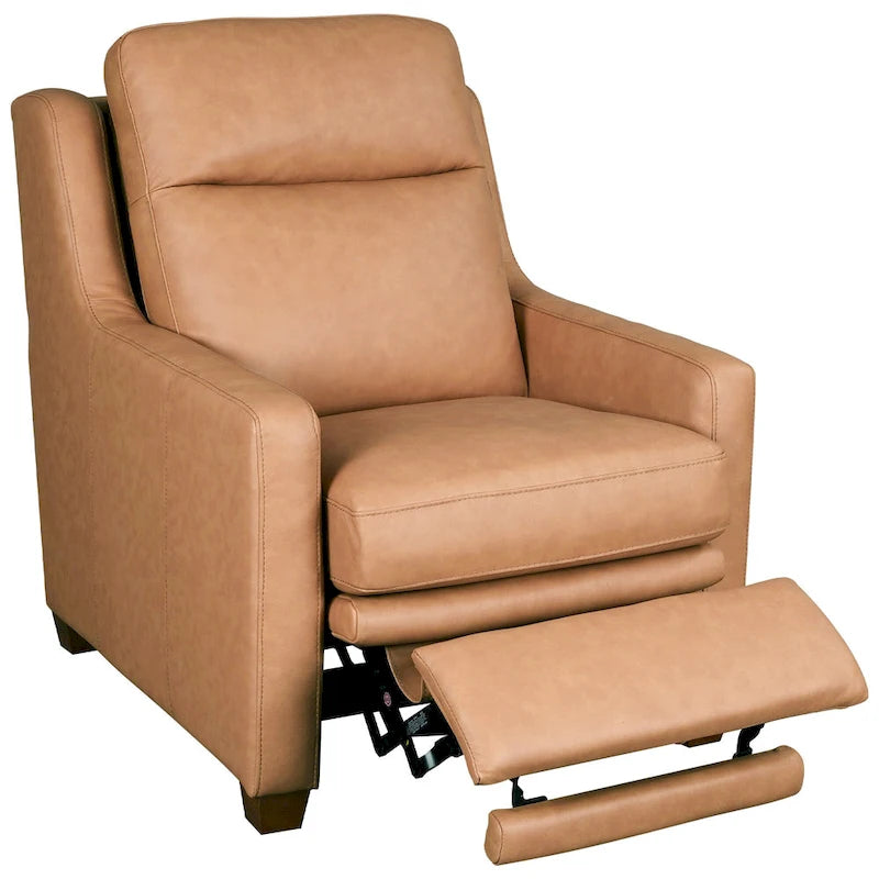 Canapé inclinable en cuir véritable 33 places, motorisation triple, zéro dégagement, avec ports USB et USB-C