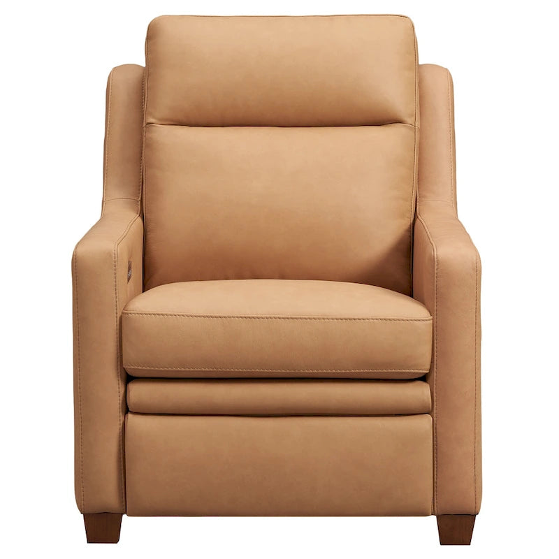 Canapé inclinable en cuir véritable 33 places, motorisation triple, zéro dégagement, avec ports USB et USB-C