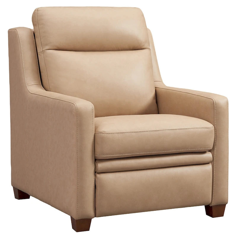 Canapé inclinable en cuir véritable 33 places, motorisation triple, zéro dégagement, avec ports USB et USB-C