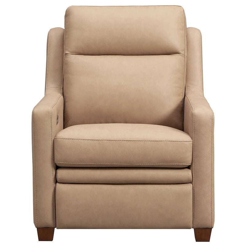 Canapé inclinable en cuir véritable 33 places, motorisation triple, zéro dégagement, avec ports USB et USB-C