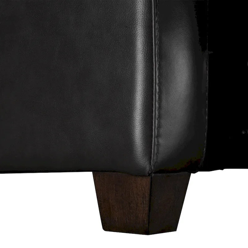 Canapé inclinable en cuir véritable 33 places, motorisation triple, zéro dégagement, avec ports USB et USB-C