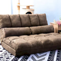 Canapé Chaise Longue avec Deux Coussins