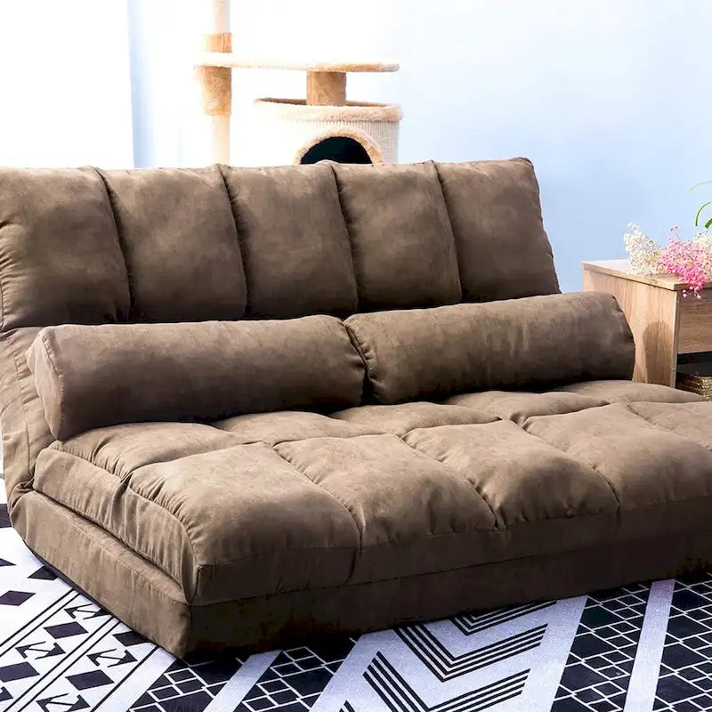 Canapé Chaise Longue avec Deux Coussins
