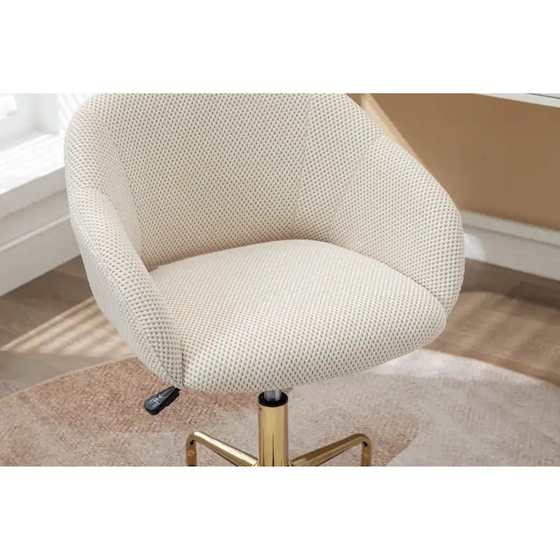 Chaise pivotante de bureau en tissu maillé
