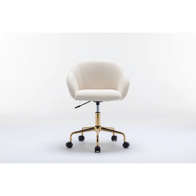 Chaise pivotante de bureau en tissu maillé
