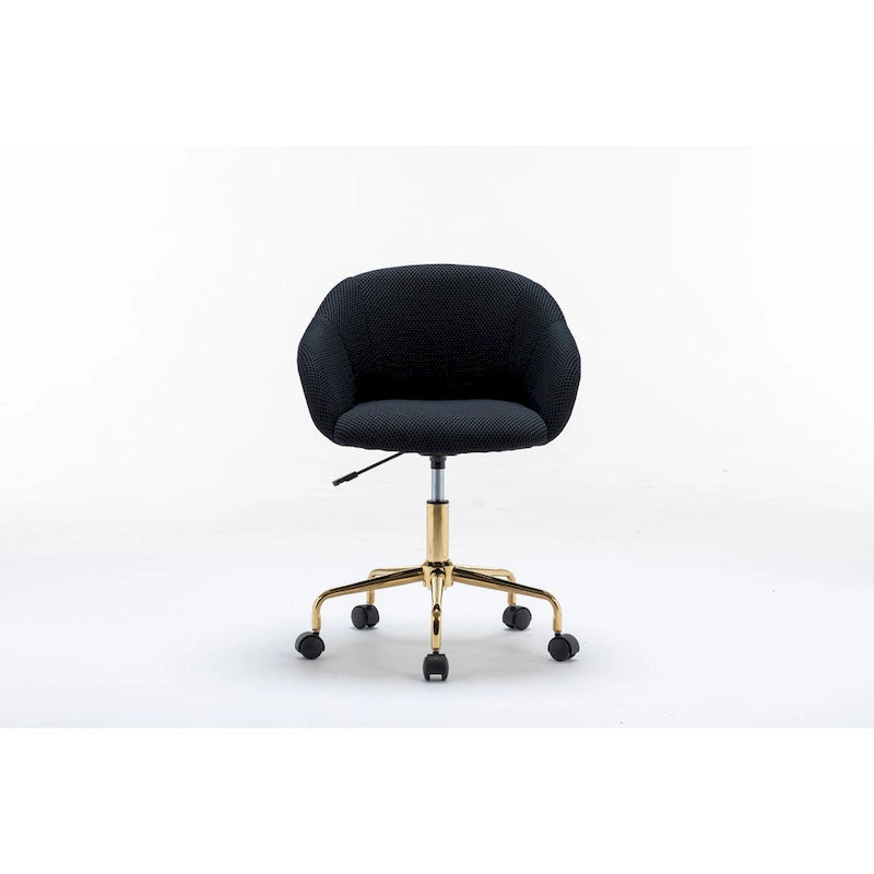 Chaise pivotante de bureau en tissu maillé