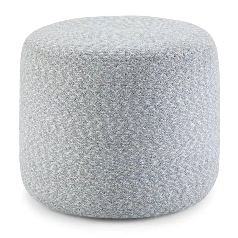 Pouf rond tressé en coton