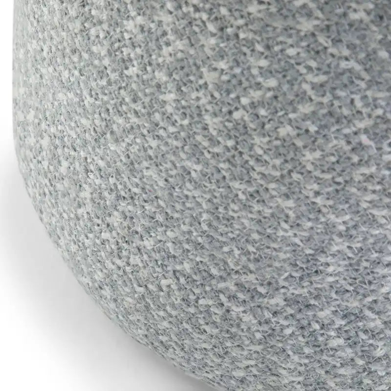 Pouf rond tressé en coton