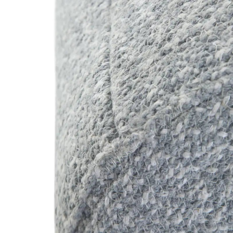 Pouf rond tressé en coton