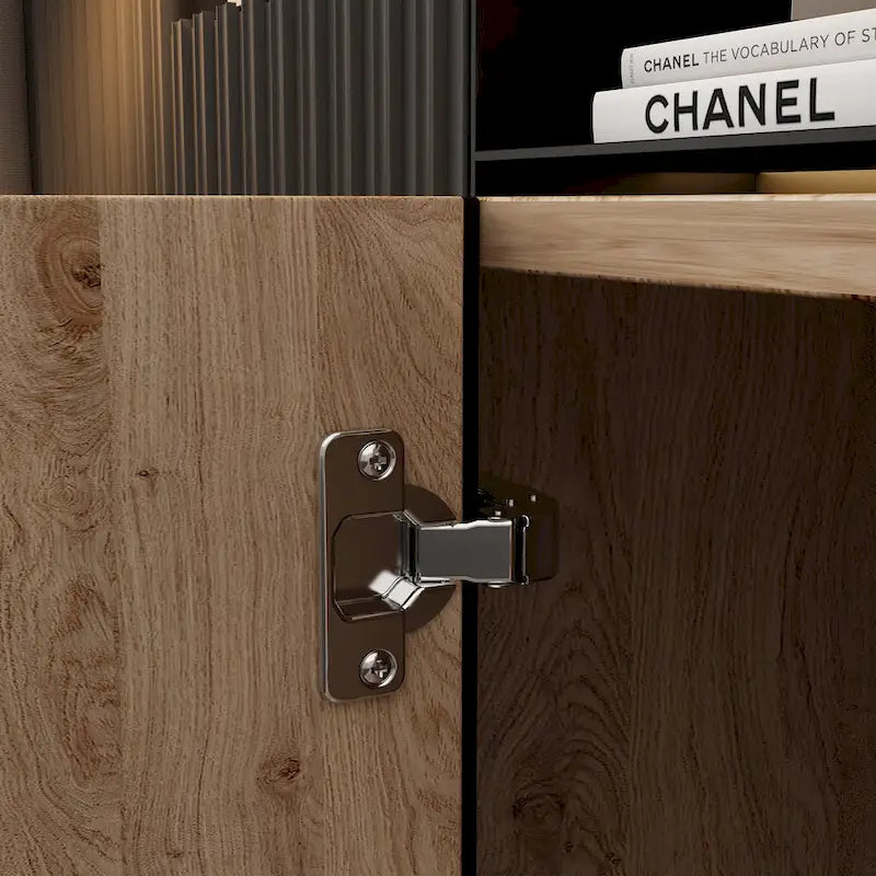 Meuble TV avec option cheminée :2 modes de flamme1500W 68,9W