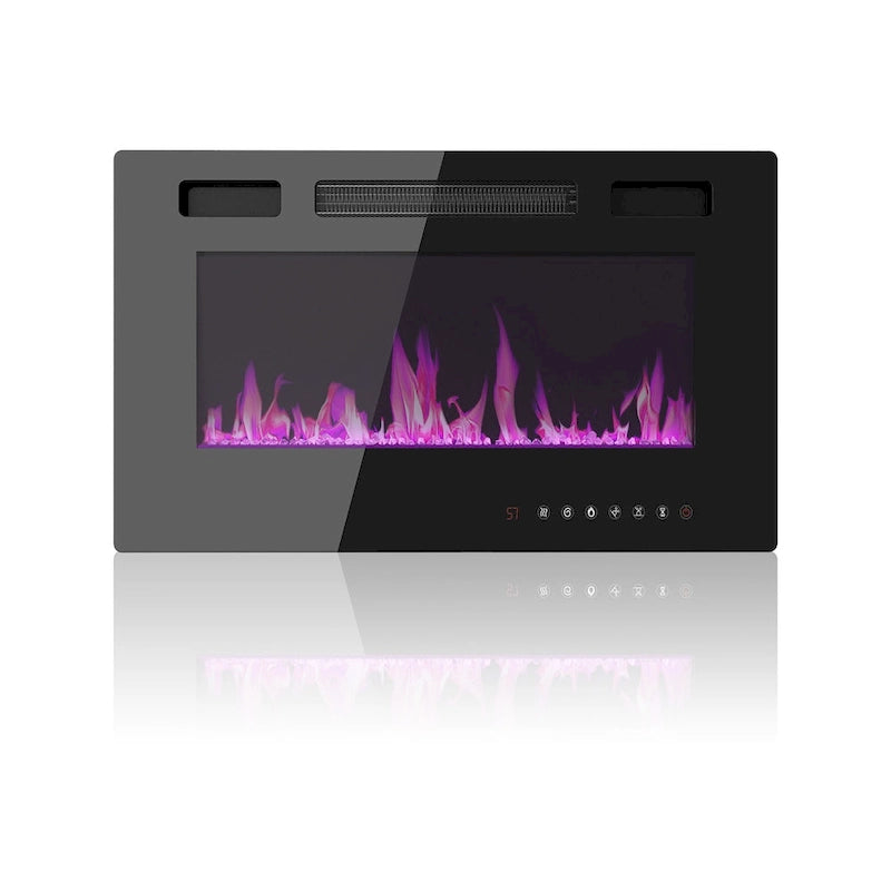 Meuble TV avec option cheminée :2 modes de flamme1500W 68,9W