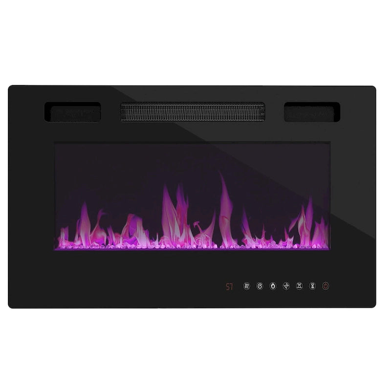 Meuble TV avec option cheminée :2 modes de flamme1500W 68,9W