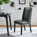 Chaise de salle à manger en cuir vegan