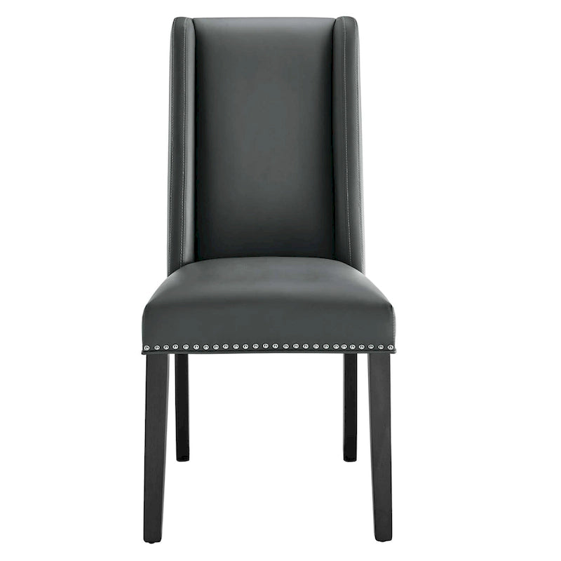 Chaise de salle à manger en cuir vegan