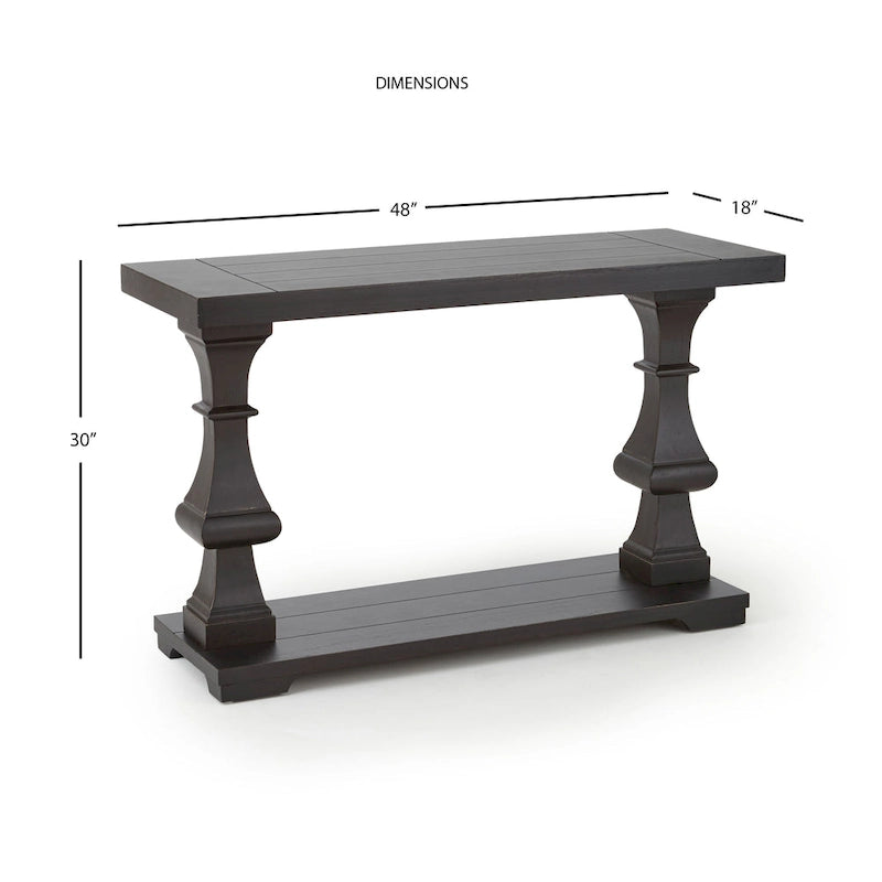 Console - Finition ébène chaleureuse