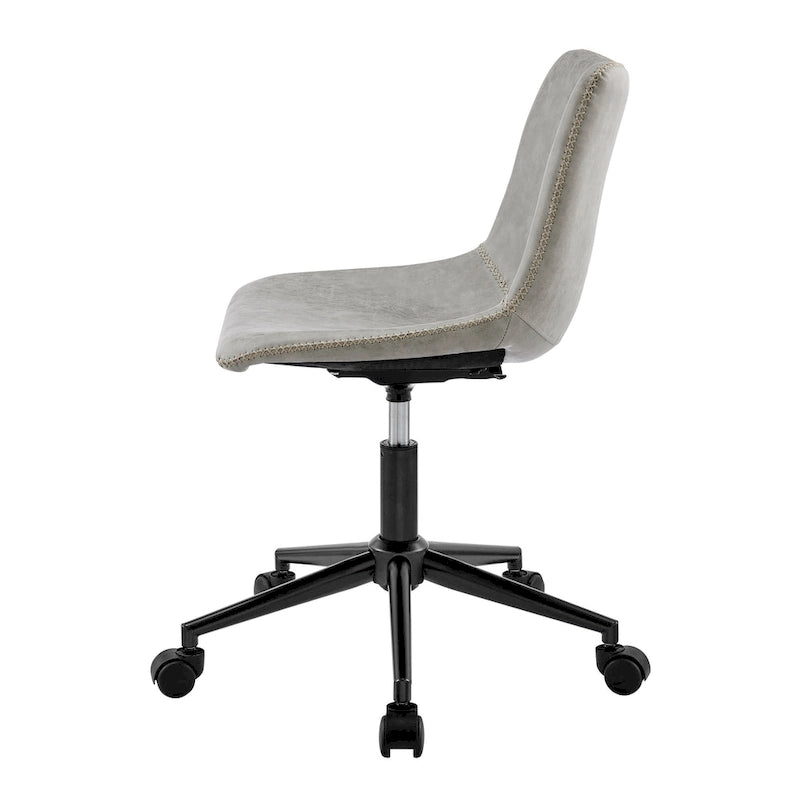 Chaise de bureau pivotante en PU
