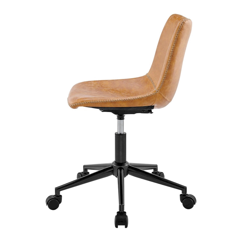 Chaise de bureau pivotante en PU
