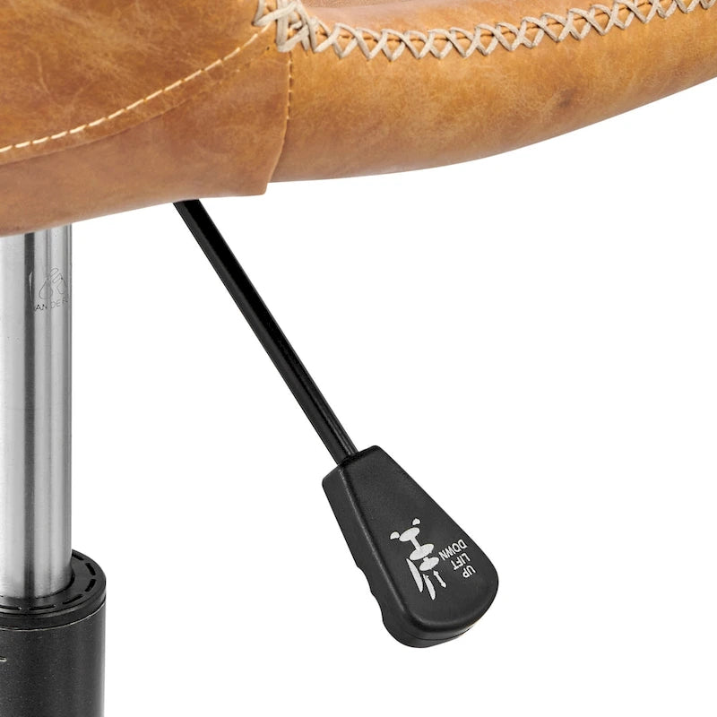 Chaise de bureau pivotante en PU