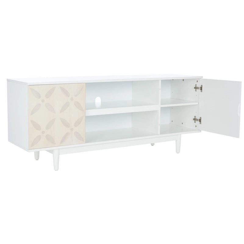 Meuble TV 3 étagères à motifs – 54 l x 15 P x 22 H po