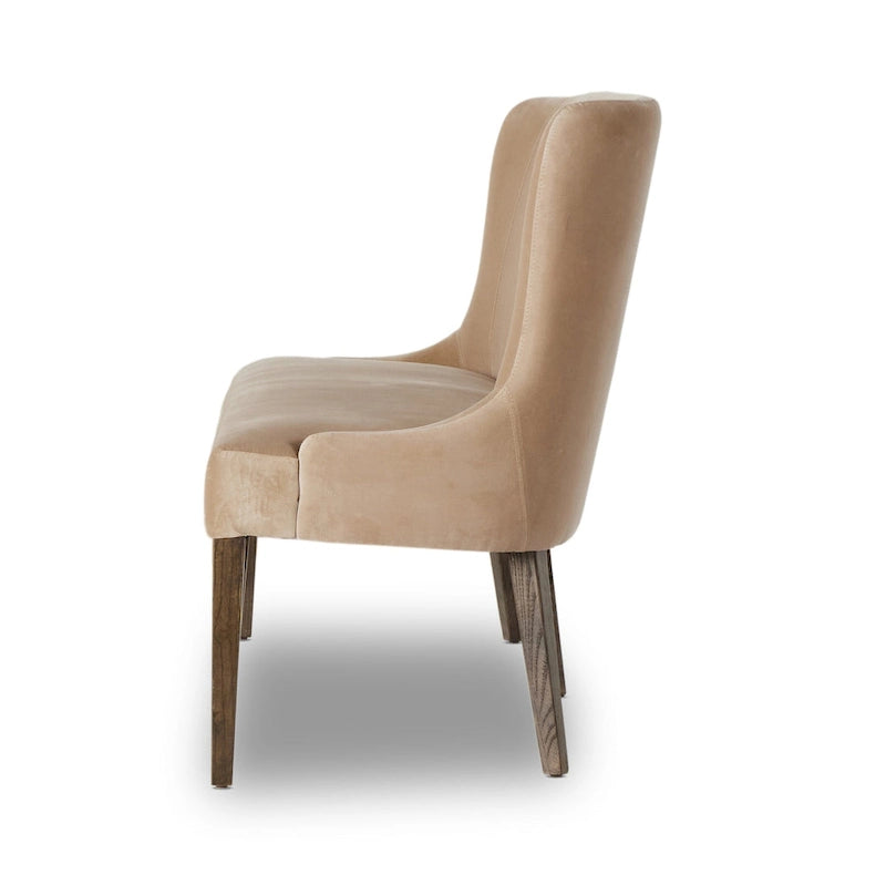 Banc de salle à manger tapissé de velours