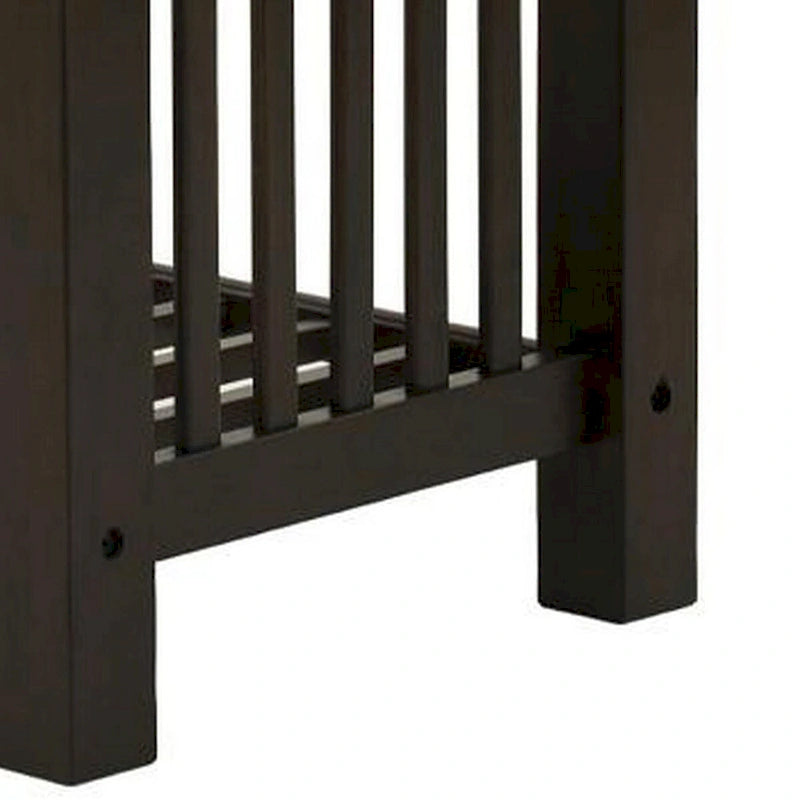 Table d'appoint de 21 po, faux marbre blanc, étagère inférieure, bois noir