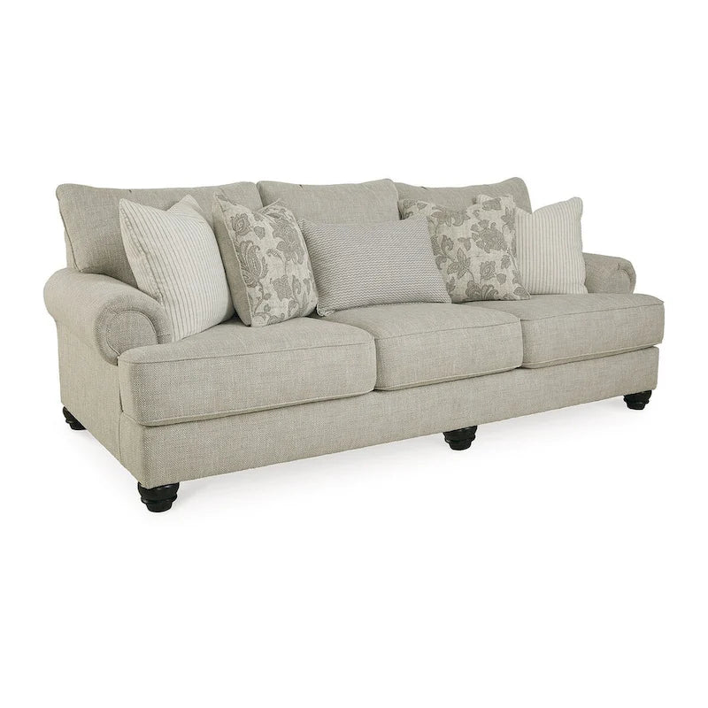 Canapé rembourré beige – 98L x 44P x 40H