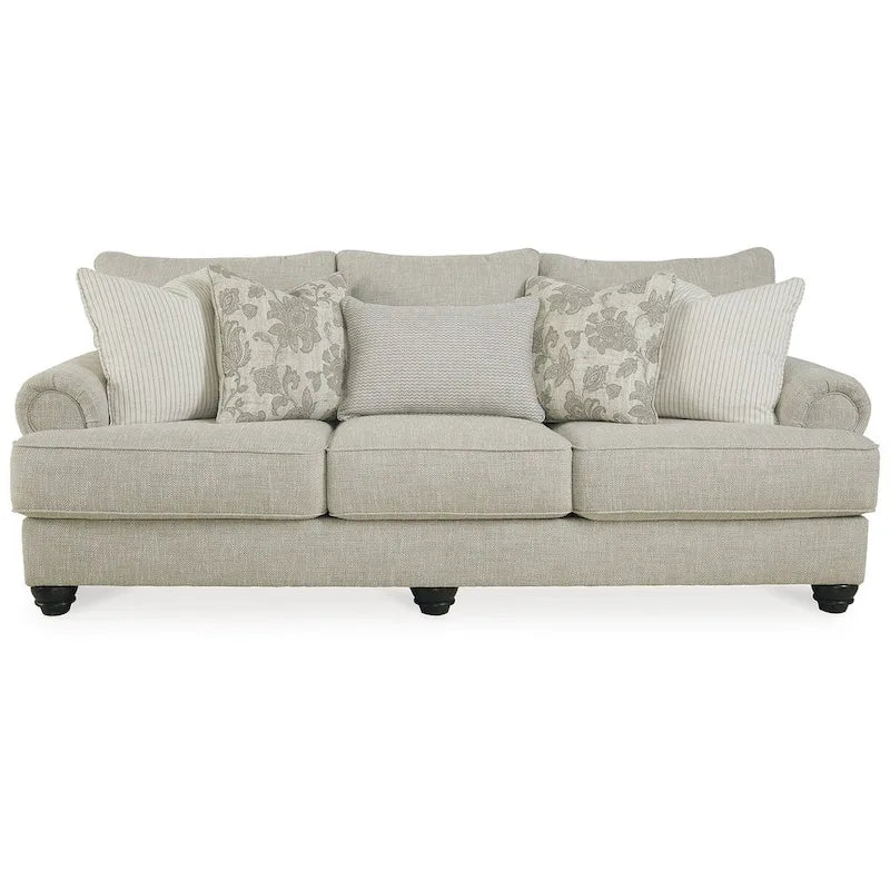 Canapé rembourré beige – 98L x 44P x 40H