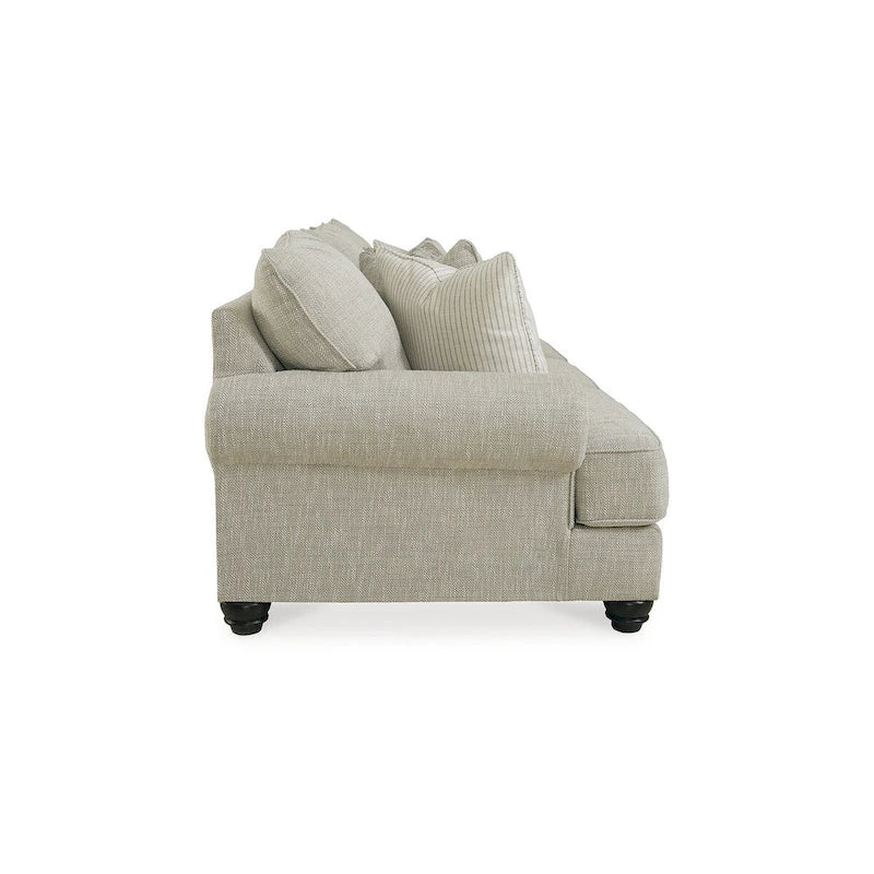 Canapé rembourré beige – 98L x 44P x 40H