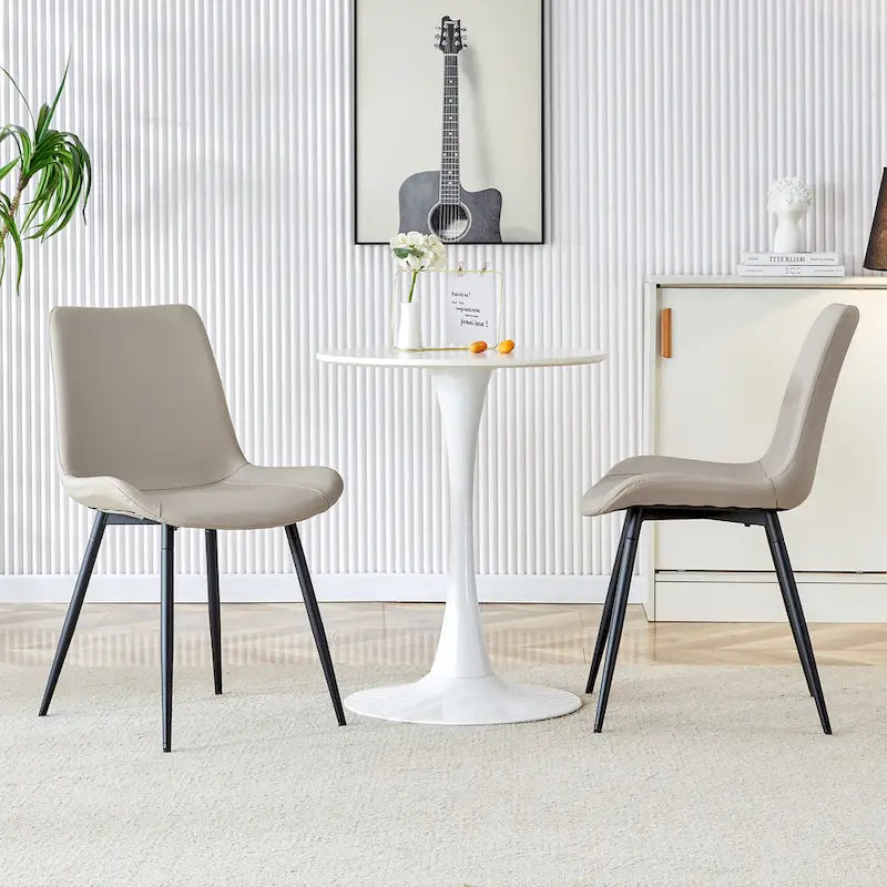 Chaise de salle à manger avec coussin de dossier