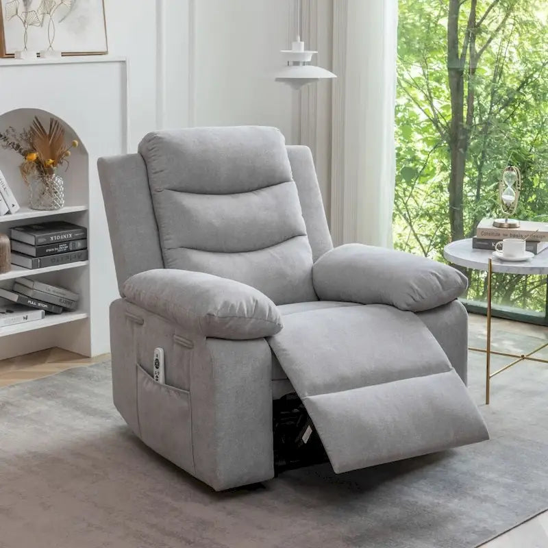 Fauteuil inclinable électrique avec fonction de massage réglable